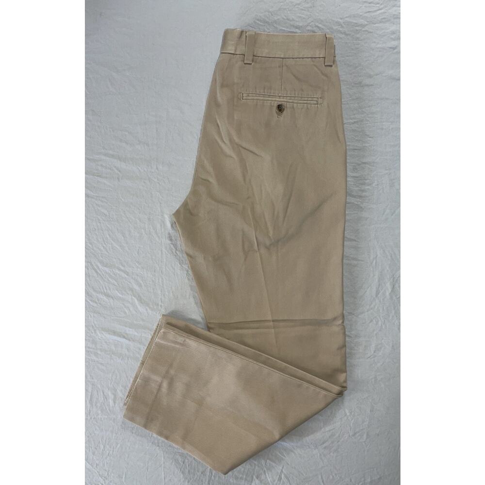 Nordstrom Men's Shop Smart Care Flat Front Wrinkle Free Chino Pants. 32X29.5 EUC